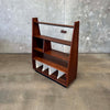 Mid Century Modern Record Shelf Cabinet