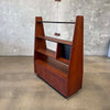 Mid Century Modern Record Shelf Cabinet