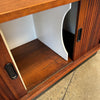 Mid Century Modern Record Shelf Cabinet