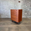 Danish Modern Teak Highboy Dresser By Poul Hundevad