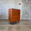 Danish Modern Teak Highboy Dresser By Poul Hundevad