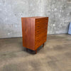Danish Modern Teak Highboy Dresser By Poul Hundevad