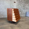 Danish Modern Teak Highboy Dresser By Poul Hundevad