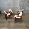 Danish Modern Teak Dining Chairs By Henning Kjaernulf