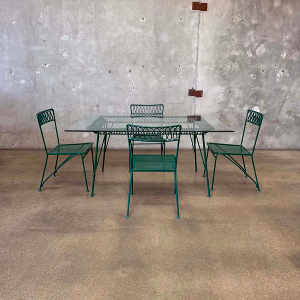 Mid Century Iron Patio Set Maurizio Tempestini For Sallerini