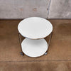 Vintage Two Tier Ikea Cart, Glass Tops