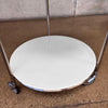Vintage Two Tier Ikea Cart, Glass Tops