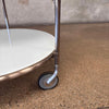 Vintage Two Tier Ikea Cart, Glass Tops