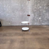 Vintage Two Tier Ikea Cart, Glass Tops