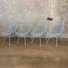 Four Russell Woodard Sculptura Chairs 1960's