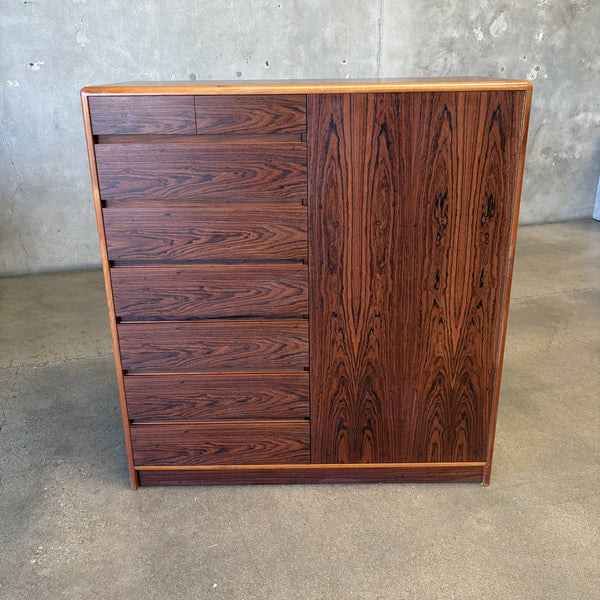 Danish Rosewood Dresser Gentlemans Chest