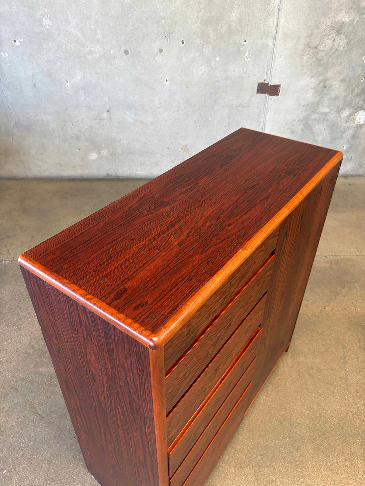 Danish Rosewood Dresser Gentlemans Chest