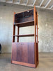 Mid Century Modern Freestanding Wall Unit