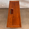 Vintage Walnut Console / Sofa Table By Lane