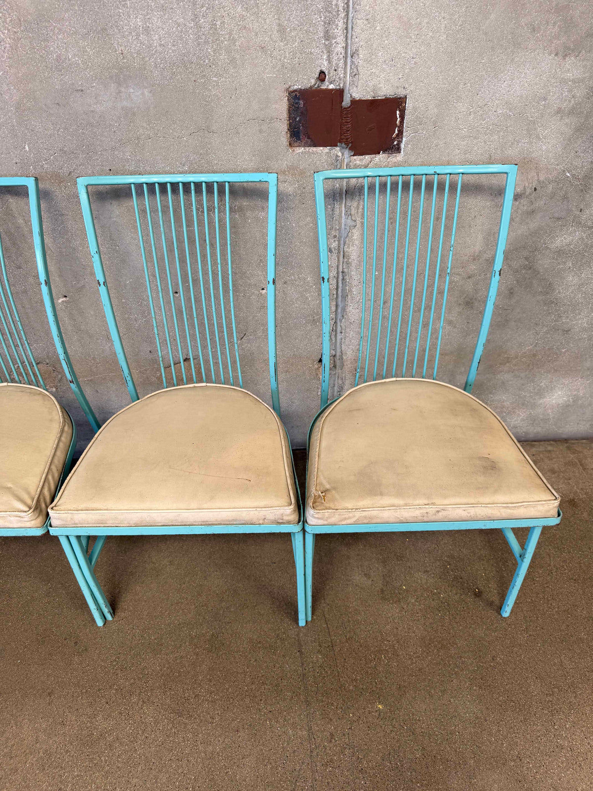 Set of Six Mid Century Vista of California Patio Chairs