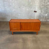 Mid Century Scandinavian Teak Credenza w/ Key