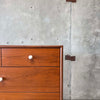 Mid Century Modern Walnut Highboy Dresser By Kipp Stewart For Drexel Declaration