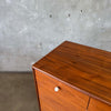 Mid Century Modern Walnut Highboy Dresser By Kipp Stewart For Drexel Declaration