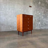 Mid Century Modern Walnut Highboy Dresser By Kipp Stewart For Drexel Declaration
