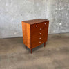 Mid Century Modern Walnut Highboy Dresser By Kipp Stewart For Drexel Declaration