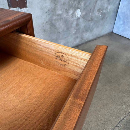 Mid Century Modern Walnut Highboy Dresser By Kipp Stewart For Drexel Declaration