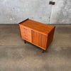 Mid Century Teak Credenza With Original Key - Made in Norway 1960s #1