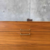 Walnut& Brass Double Dresser By Jens Risom & Chris Hardy For DWR