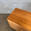 Walnut& Brass Double Dresser By Jens Risom & Chris Hardy For DWR