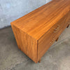 Walnut& Brass Double Dresser By Jens Risom & Chris Hardy For DWR