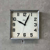 Vintage Sessions Industrial Square Wall Clock - Made in USA - Tested/Works