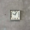 Vintage Sessions Industrial Square Wall Clock - Made in USA - Tested/Works