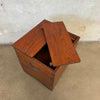 Japanese Style Storage Cube Accent Table