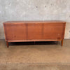Vintage Mid Century Modern Walnut Nine Drawer Dresser By Dixie
