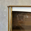 Mid Century Modern 1950s - 1960s White/Gold Cabinet