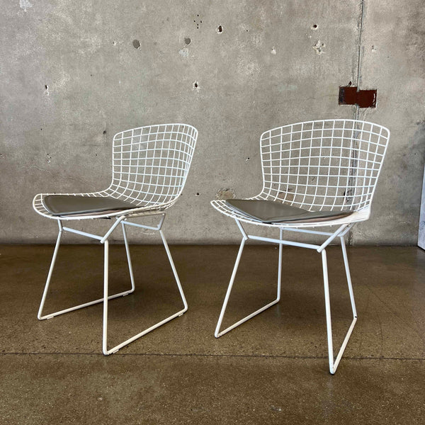Pair of 1970s Bertoia Wire Side Chairs