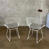 Pair of 1970s Bertoia Wire Side Chairs