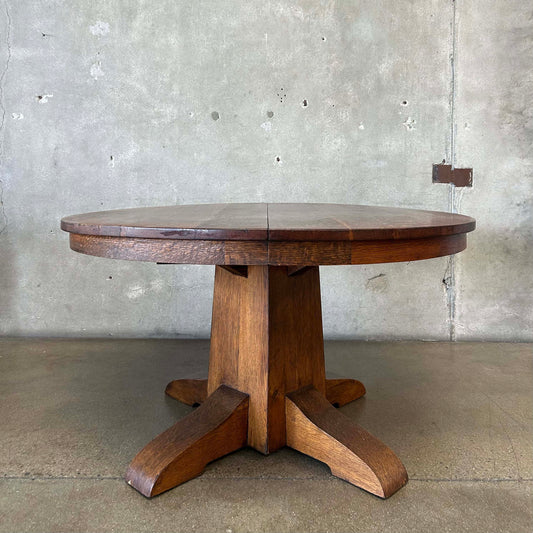 Gustav Stickley "Craftsman" Dining Table (No Leaves) C. 1910