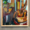 Mid Century Modern Untitled Acrylic on Board Painting by Pierre Lawton (1933)