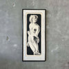 Lithograph of "Girl with Raised Knee" by Hans Erni (1909 - 2015) Switzerland