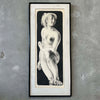 Lithograph of "Girl with Raised Knee" by Hans Erni (1909 - 2015) Switzerland