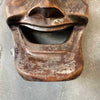 Vintage Set of Oversized Wooden Comedy & Tragedy Masks C.1960s