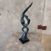 Bronze Statue Signed of Female Diver