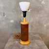 Monterey Furniture Leather Tooled Lamp