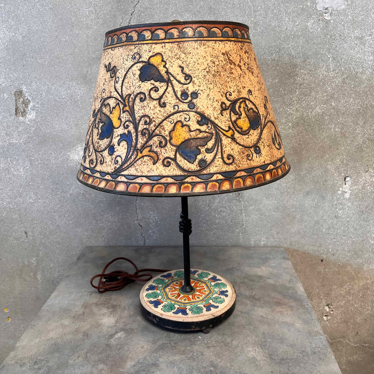 California Tile D & M Lamp 1920's