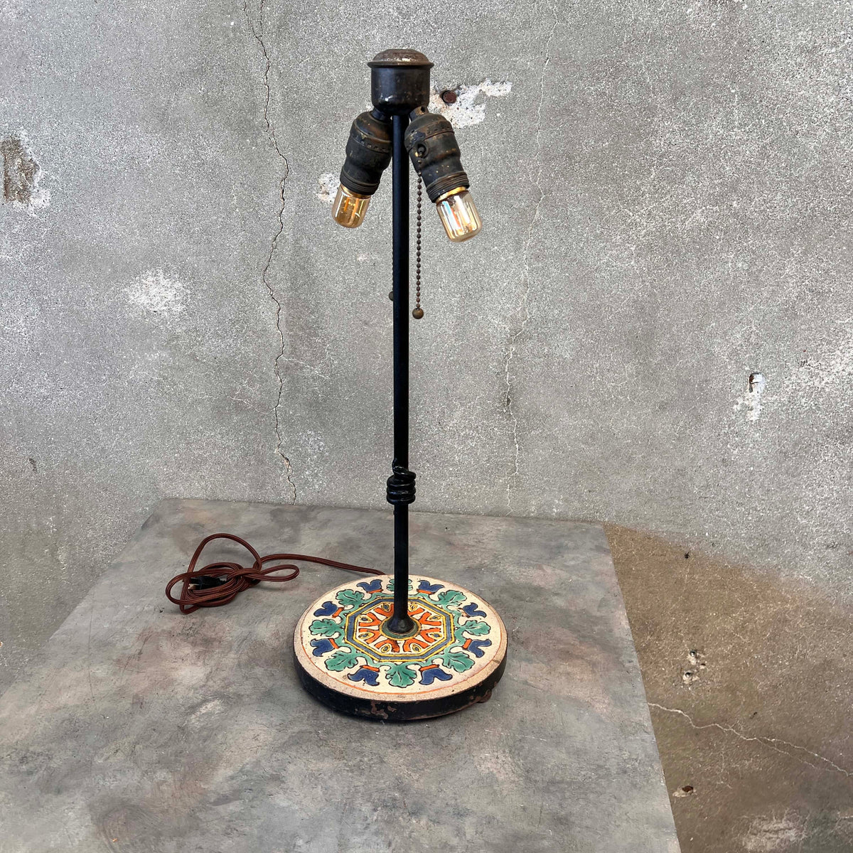 California Tile D & M Lamp 1920's
