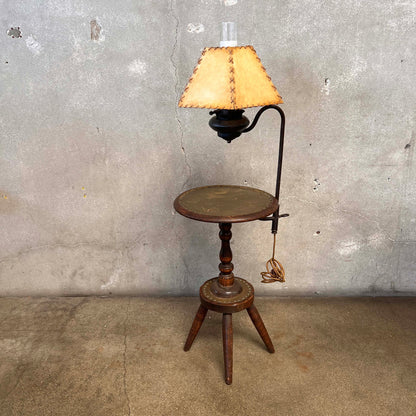 Monterey Furniture Early Lamp Table With Brass Details