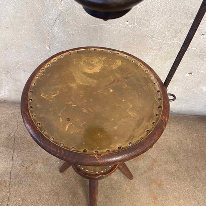 Monterey Furniture Early Lamp Table With Brass Details