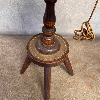 Monterey Furniture Early Lamp Table With Brass Details
