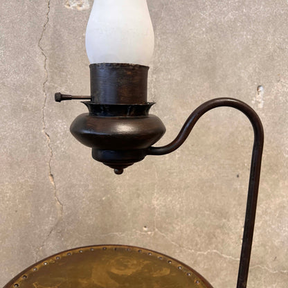 Monterey Furniture Early Lamp Table With Brass Details