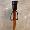 Monterey Furniture Floor Lamp - Tooled Leather Detail